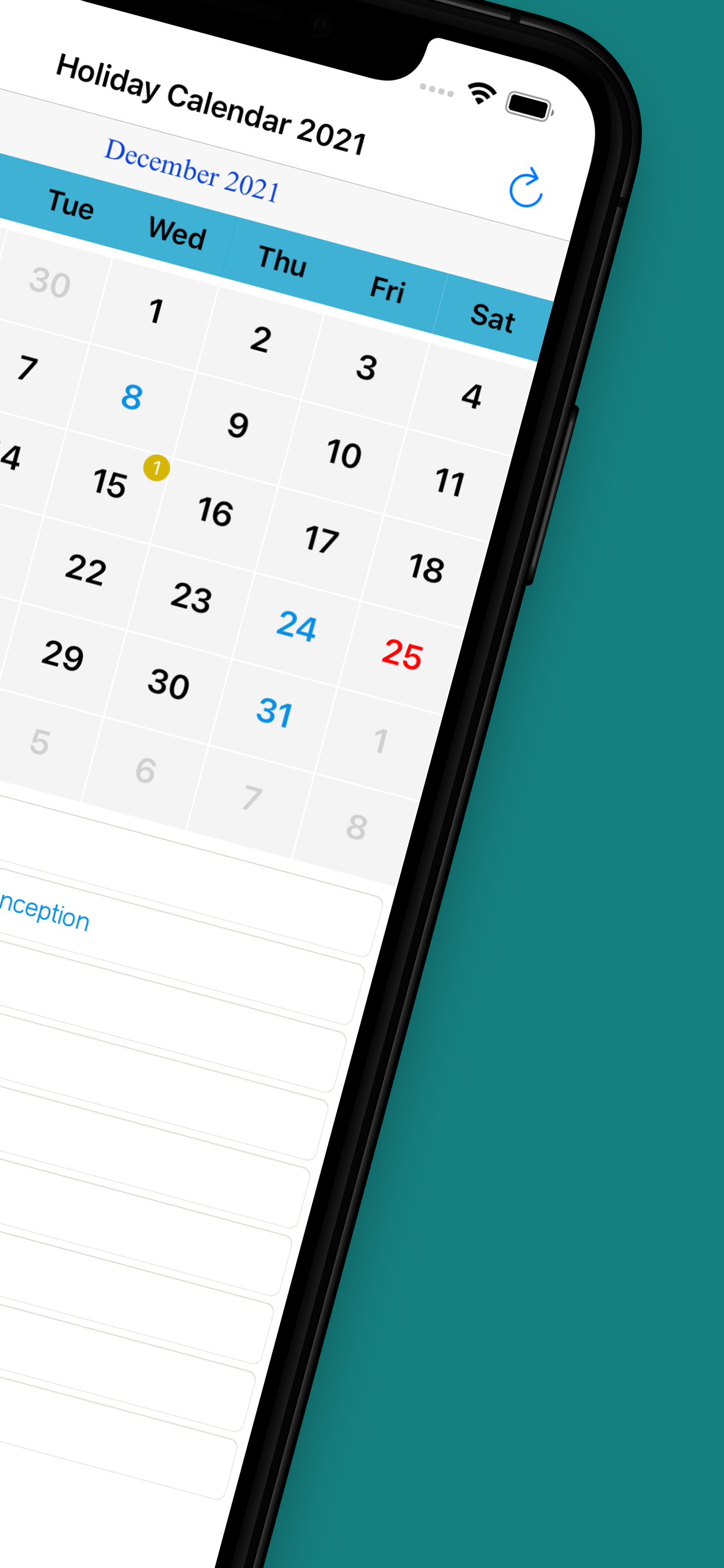 UK Holiday Calendar